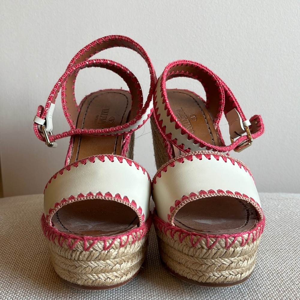 Valentino Espadrille Wedges